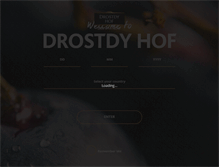 Tablet Screenshot of drostdyhof.com